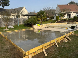 Photo de galerie - 3.eme dallage pour abri jardin 
