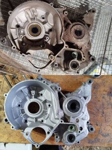 Photo de galerie - Nettoyage et reconstruction d'un moteur AM6