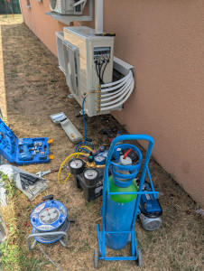 Photo de galerie - Mise en service trisplit hitachi 