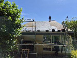 Photo de galerie - Voici une de nos réalisation remplacement de couverture ardoise