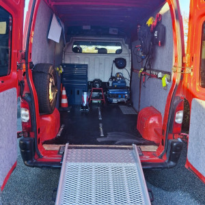 Photo de galerie - équipement pour le transport et la réparation d'urgence de vos motos, scooter, quad