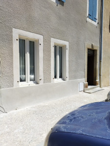 Photo de galerie - Réalisation grain enduit monocouche