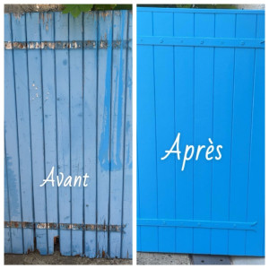 Photo de galerie - Restauration volets bois