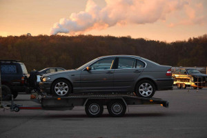 Photo de galerie - Transfert d'une voiture sur circuit 