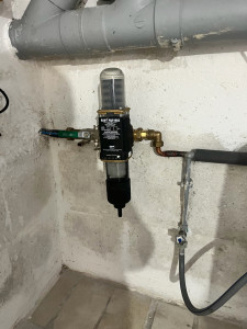 Photo de galerie - Pose filtre anti calcaire 