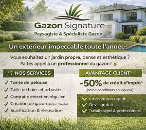 Photo de galerie - Gazon Signature