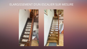 Photo de galerie - Elargissement d'un escalier 