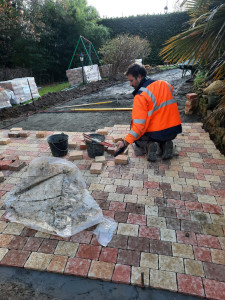 Photo de galerie - Pose de pavés multiformat 