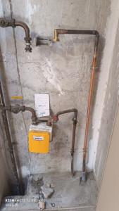 Photo de galerie - Remplacement réseau gaz avec soudure cuivre 22