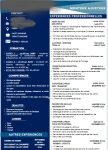 Photo de galerie - Exemples de CV réalisé