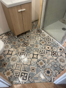 Photo de galerie - Carrelage Salle de bain, 20x20
