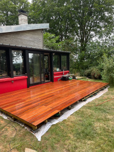 Photo de galerie - Terasse en cumaru 