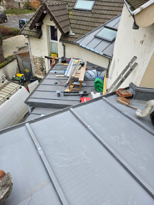 Photo de galerie - Renovation d'un toit en zinc