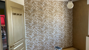 Photo de galerie - Pose papier peint 