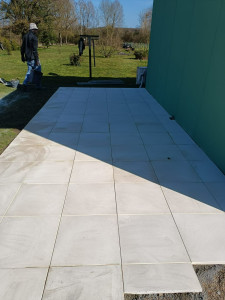 Photo de galerie -  pose de terrasse 
