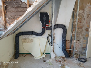 Photo de galerie - Pose d'une vmc simple flux 
