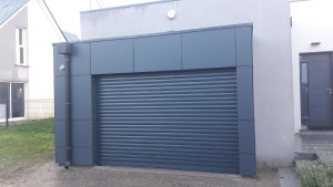 Photo de galerie - Agrandissement garage avec porte de garage