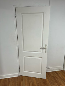 Photo de galerie - Installation de porte avec peinture 