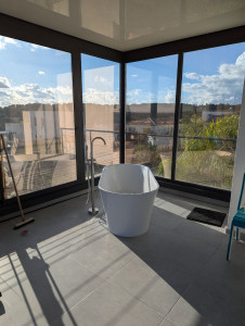 Photo de galerie - Installation de baignoire 