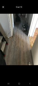 Photo de galerie - Pose de lames clipsee 