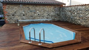 Photo de galerie - Réalisation d'une terrasse autour d'une piscine 