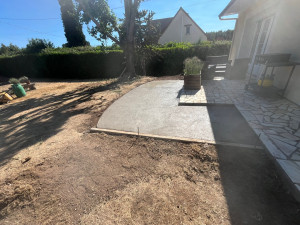 Photo de galerie - Rallongement terrasse 