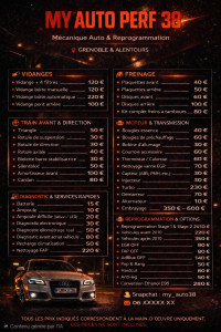 Photo de galerie - Intervention mécanique auto à Grenoble & alentours ?

✔ Entretien & réparation toutes marques  
✔ Vidange, freins, suspension  
✔ Diagnostic électronique  
✔ Reprogrammation moteur  

Travail sérieux, rapide et prix correct ?