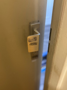 Photo de galerie - Tentative d’effraction / poignée palière endommagée