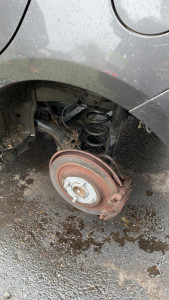 Photo de galerie - Remplacement plaquettes arrière Toyota yaris 