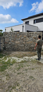 Photo de galerie - Construction mur en pierre