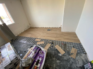 Photo de galerie - Pose de parquet 100m2