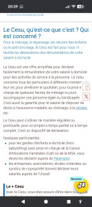 Photo de galerie - Fonctionnement du CESU. tout le monde peut en profiter 