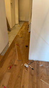 Photo de galerie - Pose de parquet 