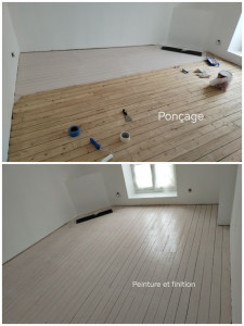 Photo de galerie - Pose de parquet - Revêtement de sol