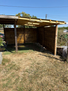 Photo de galerie - Fabrication d’un abri de jardin