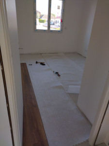 Photo de galerie - Pose parquet 