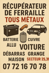 Photo de galerie - Récupérer toute ferraille 