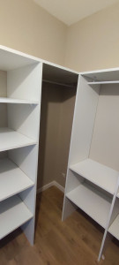 Photo de galerie - [APRÈS] Pose dressing sur mesure.