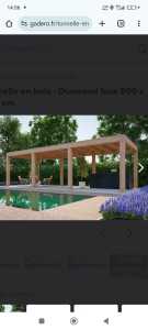 Photo de galerie - Réalisation pergolas bois
