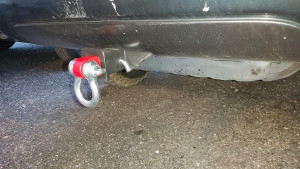 Photo de galerie - Réalisation d'une attache remorque US sur un 4x4 Jeep
