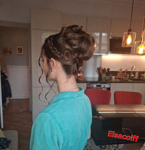 Photo de galerie - Chignon d'evenement
