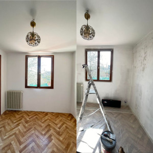 Photo de galerie -  peinture tapisserie 