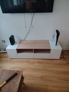 Photo de galerie - Montage meuble TV 