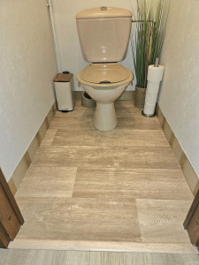 Photo de galerie - Pose de revêtement de sol et finition 