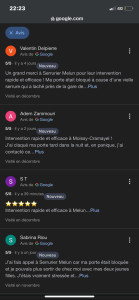 Photo de galerie - Avis Google Serrurier Melun : Des clients satisfaits par notre réactivité, professionnalisme et tarifs compétitifs. Services rapides et fiables 24h/24 !