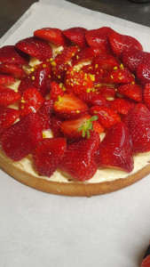 Photo de galerie - Tarte au fraises 