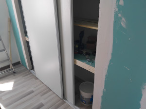 Photo de galerie - Menuisier plaquiste,,pause parquet 