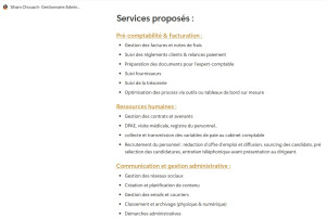 Photo de galerie - Mes services