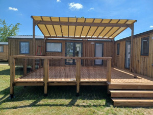 Photo de galerie - Installation terrasses en kit sur mesure.