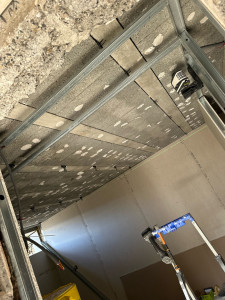 Photo de galerie - Pose de plaque de plâtre 